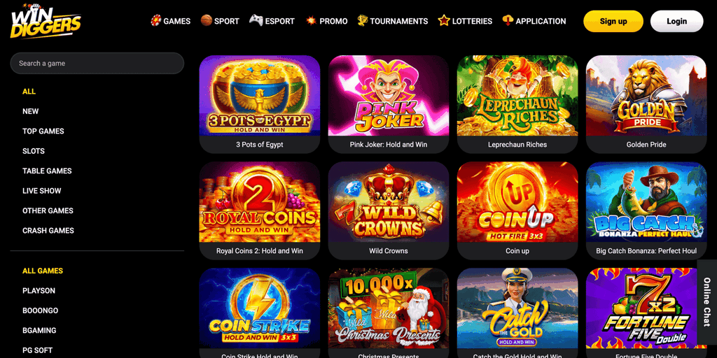 Win Diggers Casino Sibling Sites